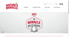 Desktop Screenshot of naturesmiracle.com